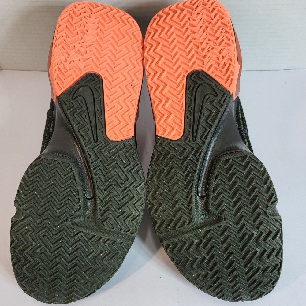 Nike LeBron Witness 6 VI Green Orange Mens Size 9.5 Basketball Shoes CZ4052-001 - Picture 8 of 11